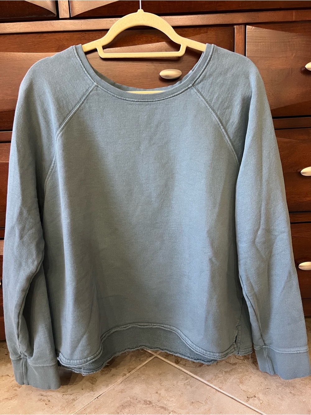 ‼️NWOT: Pact Organic Blue Long Sleeve Pullover Sweater - L